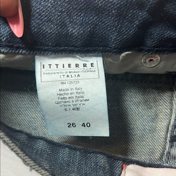 Fiorucci Distressed Blue Jean Shorts - Picture 4 of 7